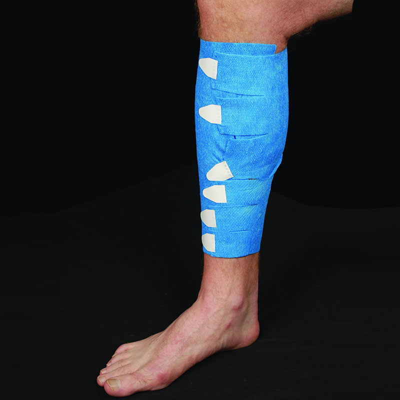 TAPEless Long Leg Wrap Dressing Holder, Medium Delight Medicals